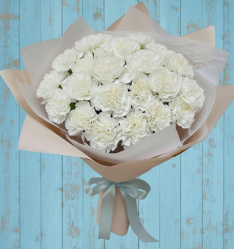 Букет цветов из: Гвоздики в Кандалакше