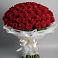 Букет 101 Красная роза Блэк Мэджик в Кандалакше