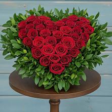 Цветочная композиция из Розы в виде сердца #REPLACE_PRED# Кандалакше