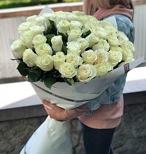 Букет 35 Белых роз #REPLACE_PRED# Кандалакше