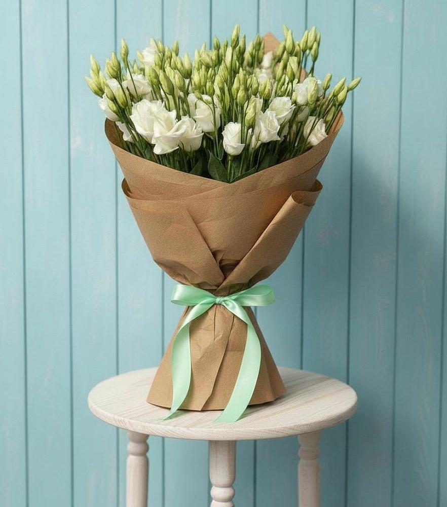 Букет цветов из: Лизиантусы в Кандалакше