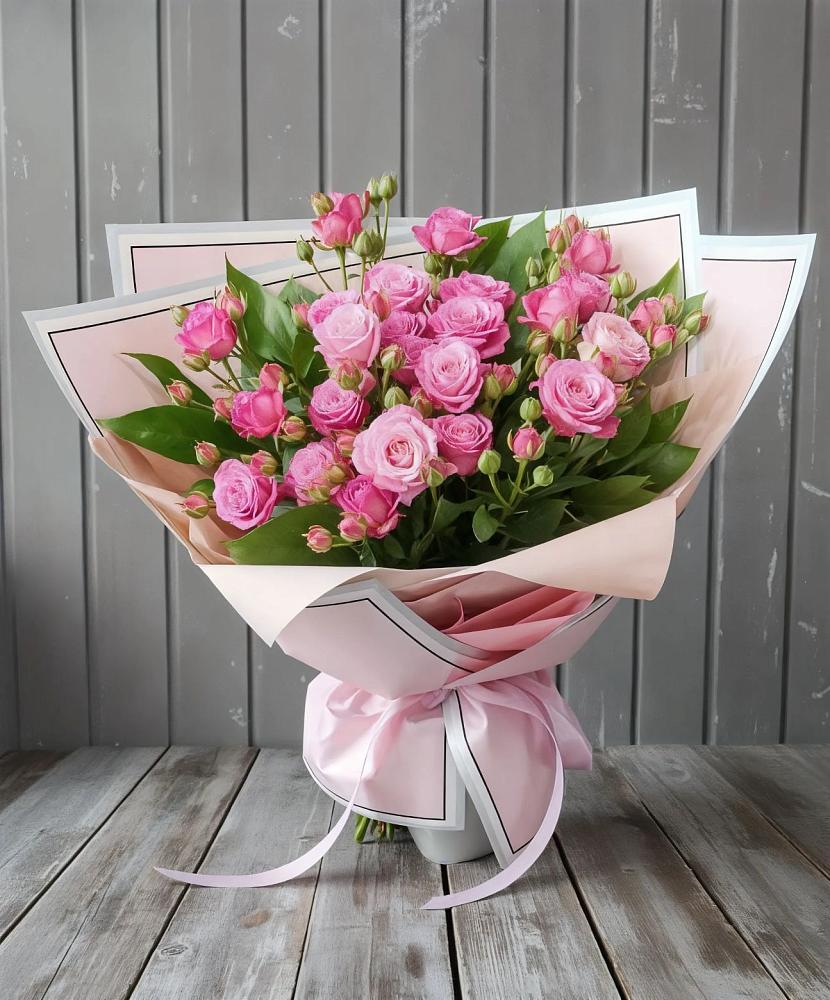 Букет Розовый кустик в Кандалакше