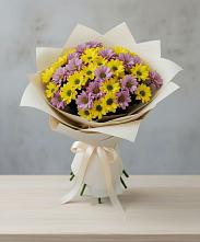 Букет цветов из:  Хризантемы в Кандалакше
