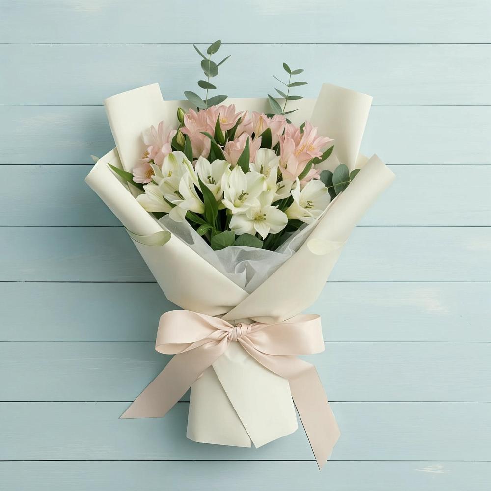 Букет цветов из: Альстромерии в Кандалакше