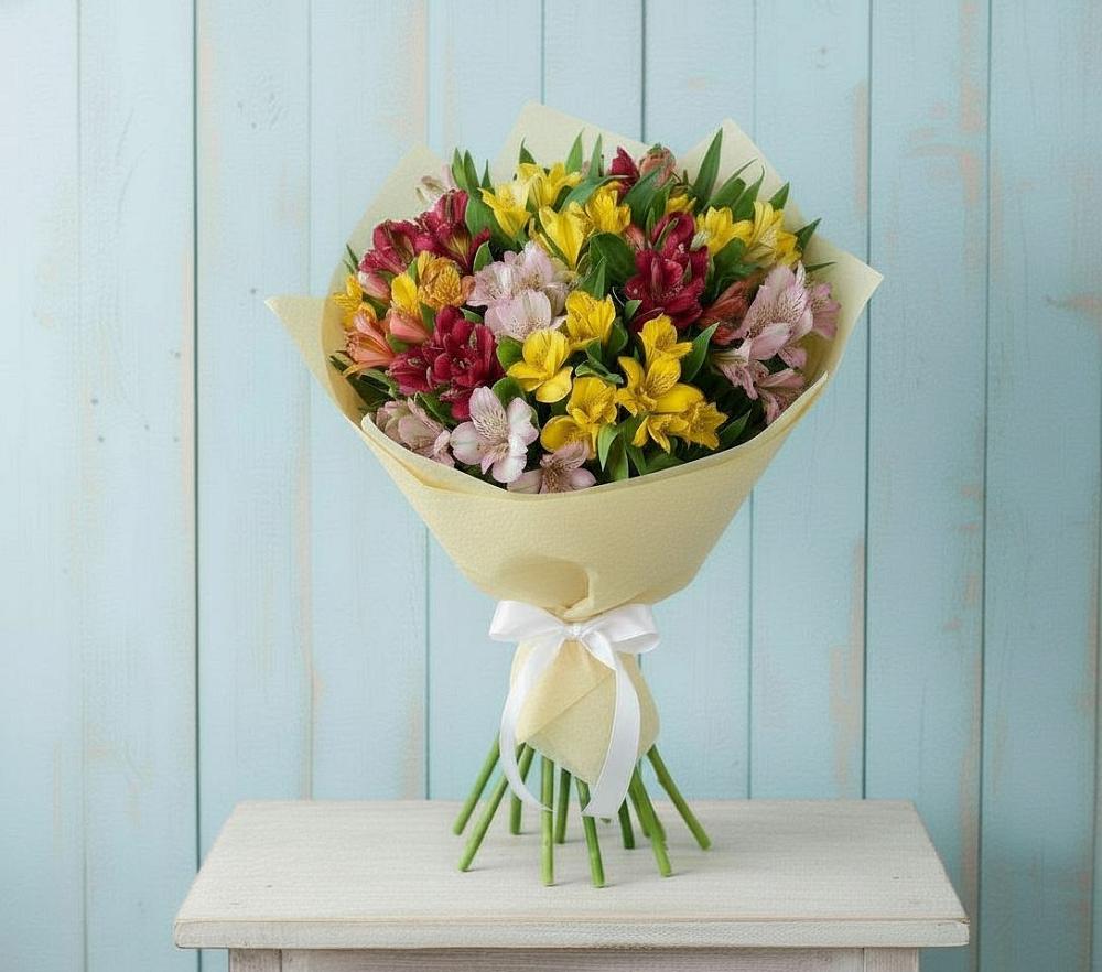 Букет цветов из: Альстромерии в Кандалакше